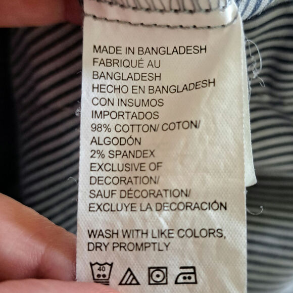 Izod Saltwater Stretch Chino Gray Men's 40 x 30 Straight Pants - Picture 6 of 6